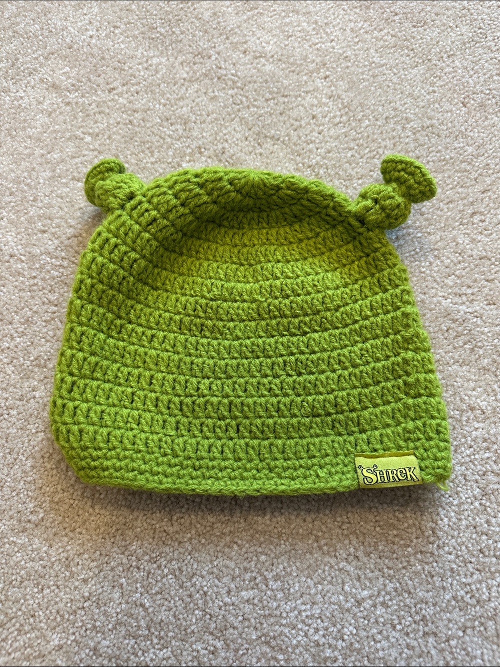 Shrek Knit Beanie with Ogre Ears Dreamworks